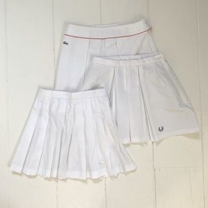 Lacoste Nike Fred Perry bundle: 3 XS tennis skirts